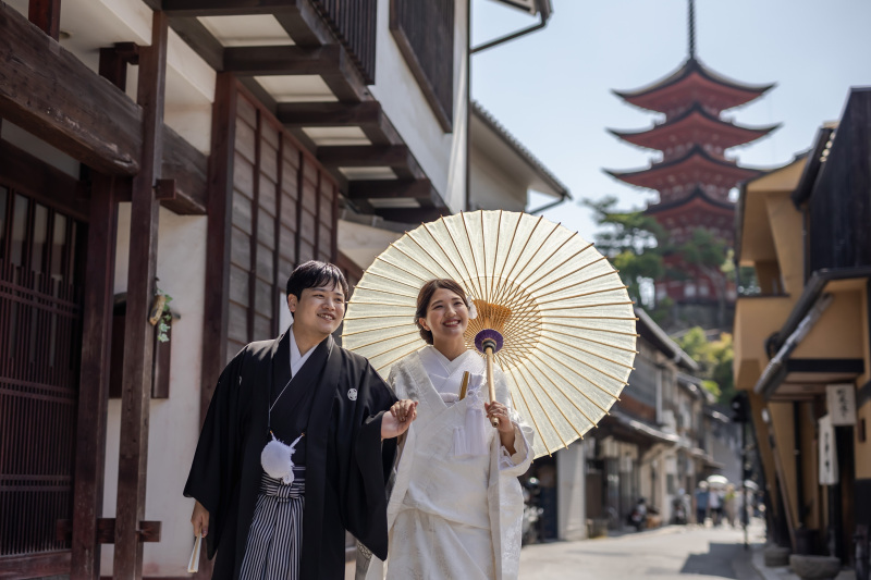 和装で宮島巡り！