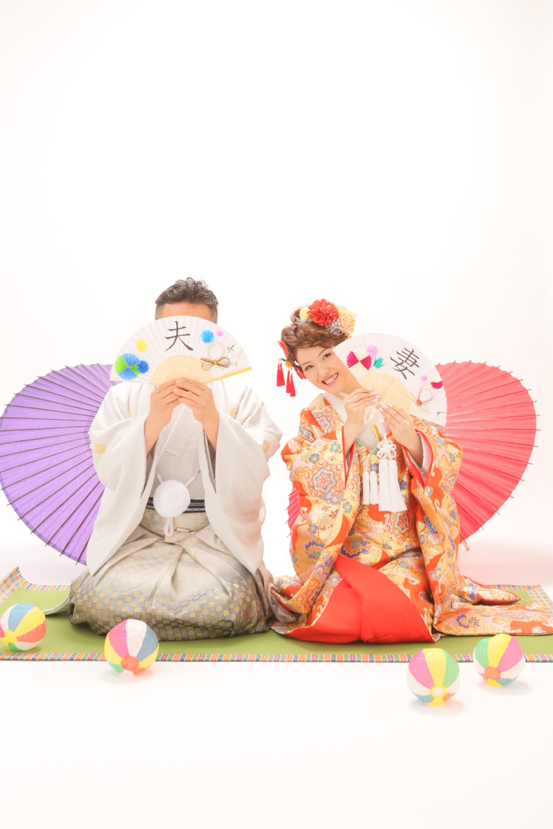 おっと・つま扇子✫