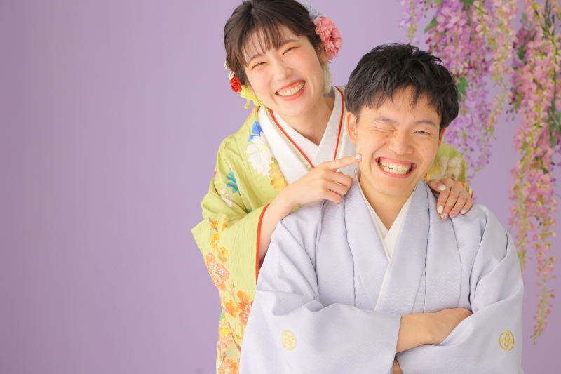 洋装＆和装 館内ロケーション撮影