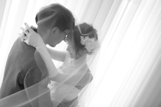 館内+ウエディングドレス