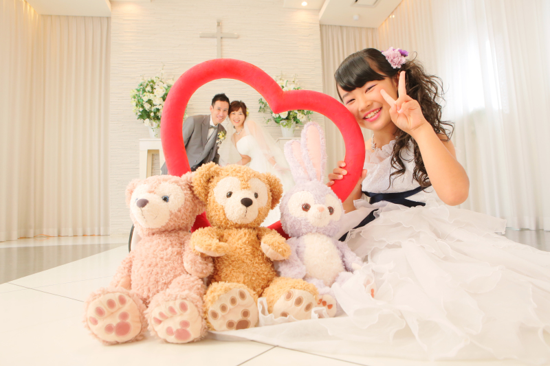 大人気「家族でウェディングフォト」でーす