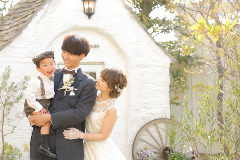 家族でかわいく♪ファミリーウェディングフォト