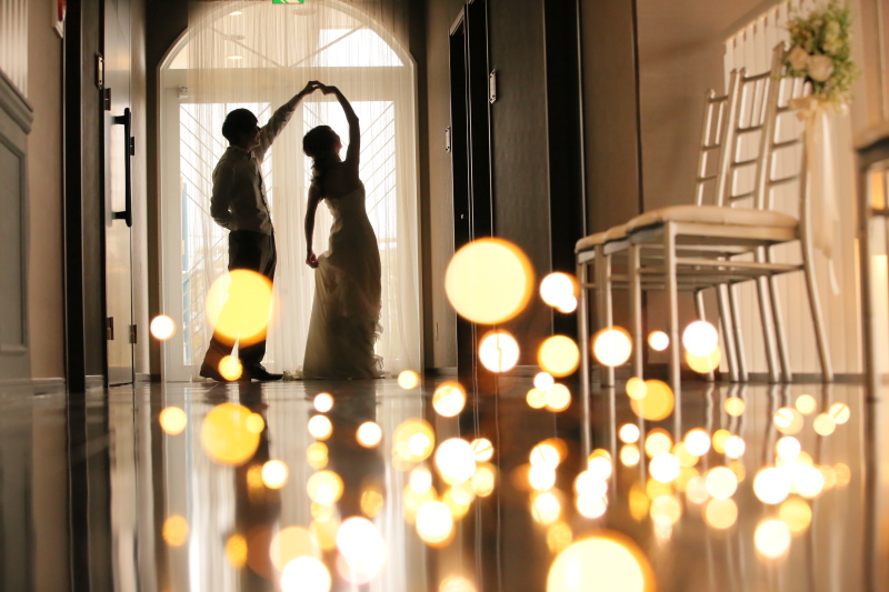 ロビーでのシルエット撮影もお勧めです！