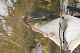 水面にうっとり、ロマンティック撮影