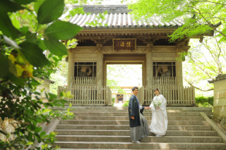 和装 龍潭寺ロケーション撮影