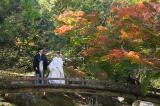 浜松城公園　和装ロケーション撮影