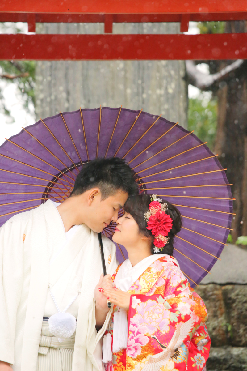 逆に・・雨を活かして