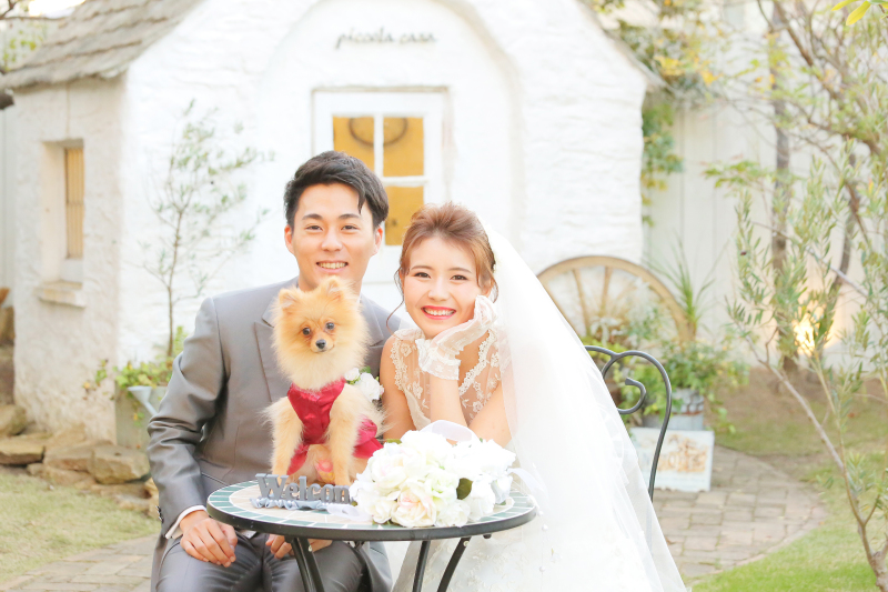 ワンちゃんと一緒にね♡