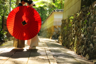 龍潭寺　和装ロケーション撮影