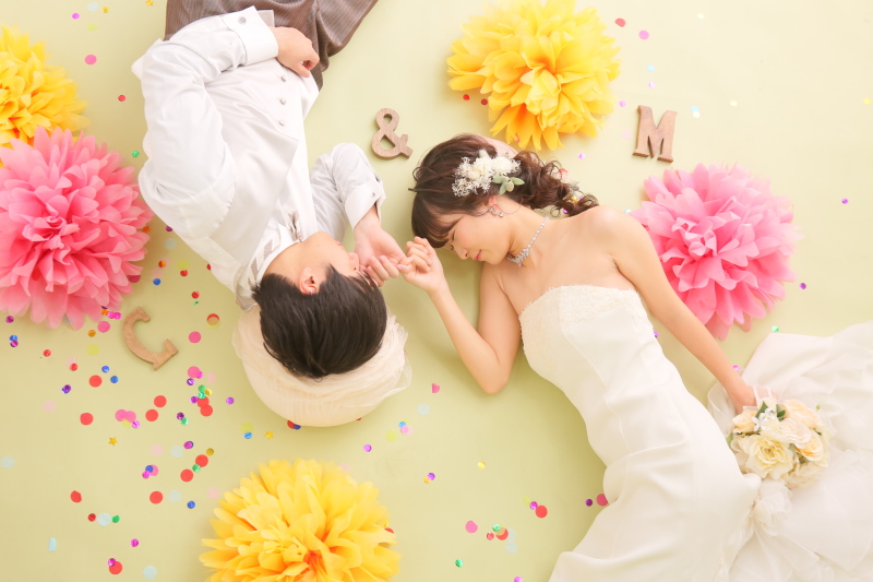 館内で充実洋装撮影♪