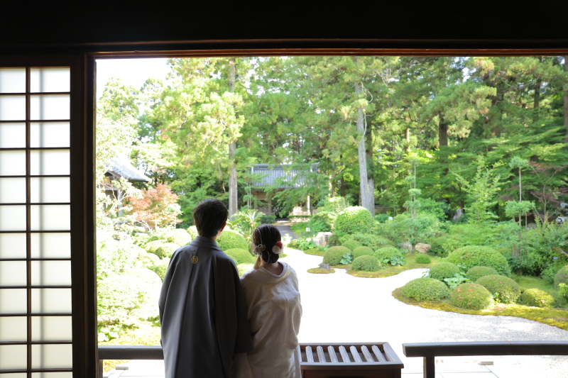 和装1着 龍潭寺ロケーション撮影