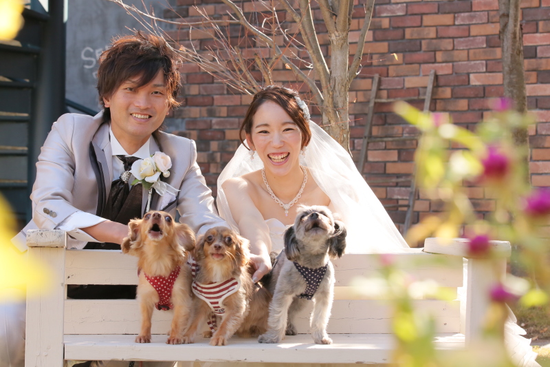 ガーデンで自然なショット