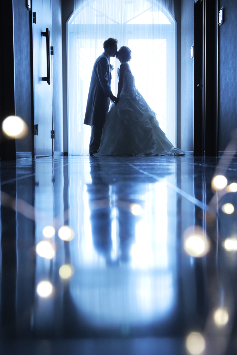 ロビーでの撮影もドラマチックに☆