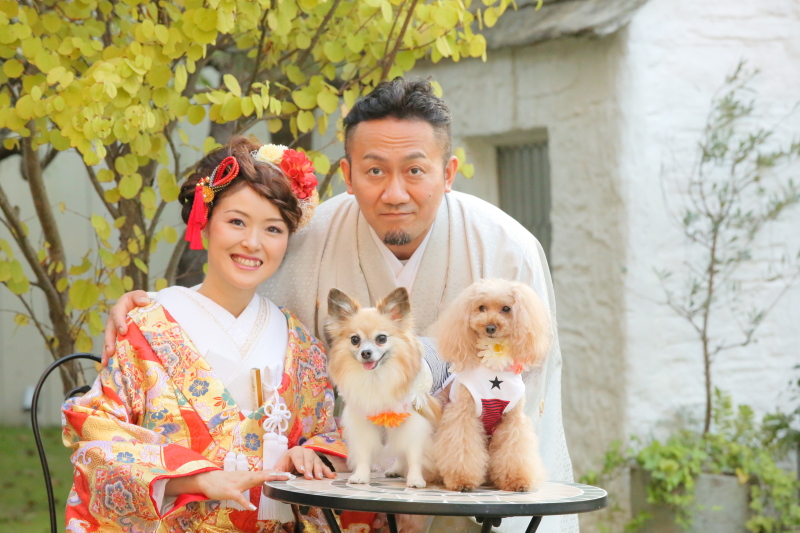 わんちゃんと一緒に♪