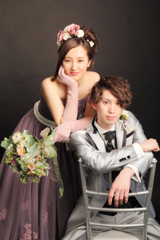 ニュアンスカラーで、大人可愛く。