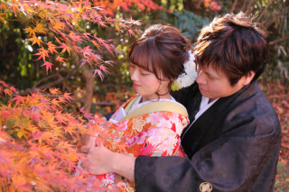 遅ればせながら…♡秋葉神社紅葉ロケ！