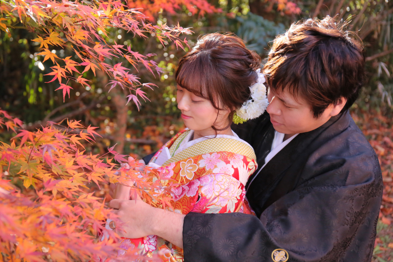 遅ればせながら…♡秋葉神社紅葉ロケ!