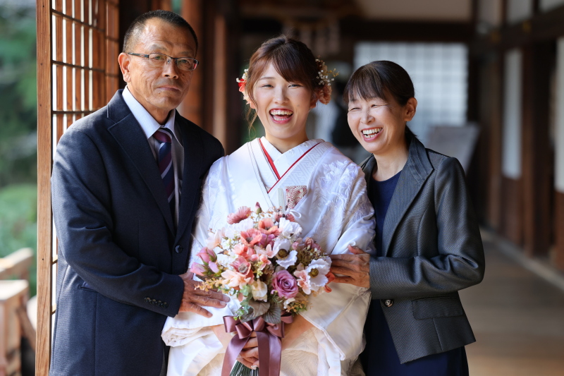 ご両親との3ショット