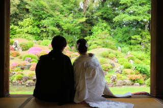 和装 龍潭寺ロケーション撮影