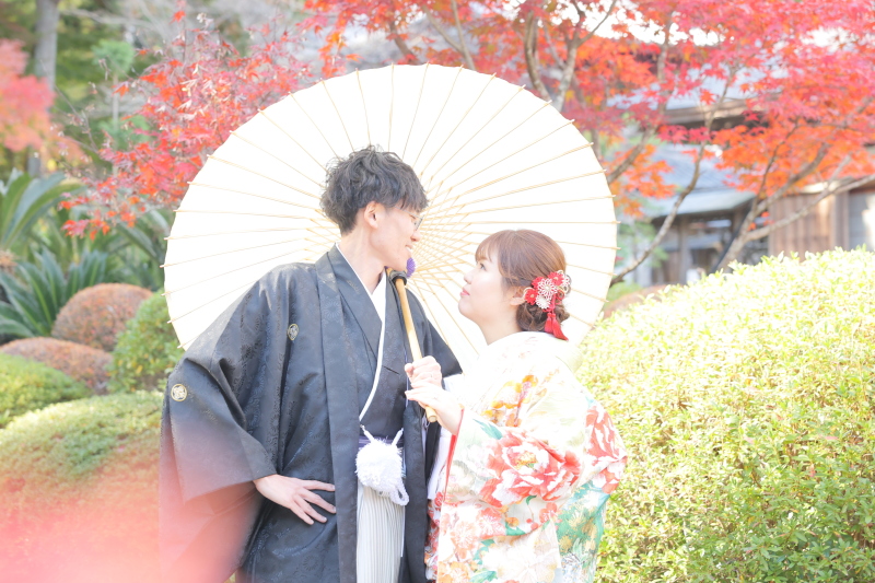 傘持ちショット