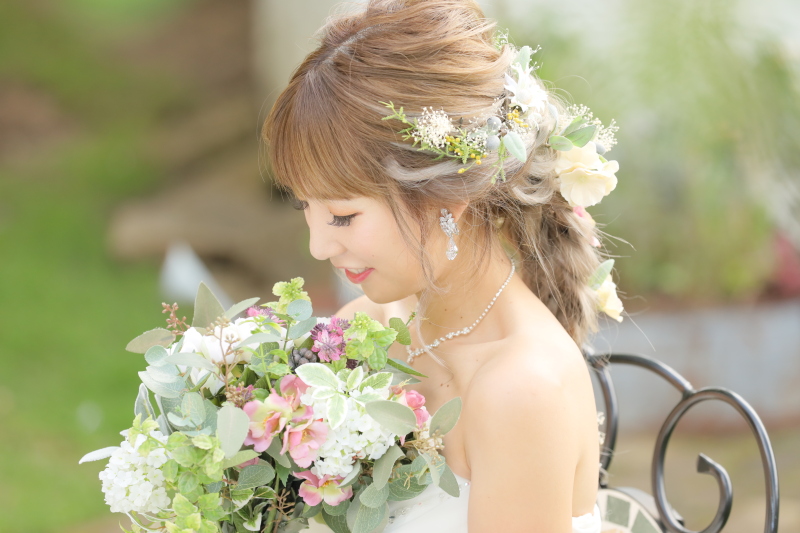 ホワイトベル浜松_ガーデンで撮影できる