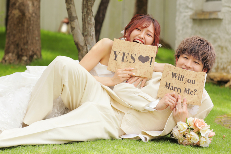 ホワイトベル浜松_ガーデンで撮影できる