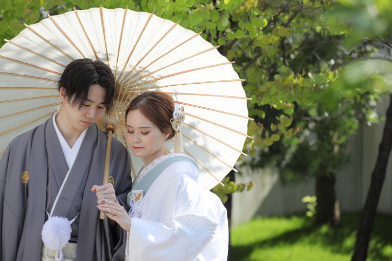 ホワイトベル浜松_ガーデンで撮影できる