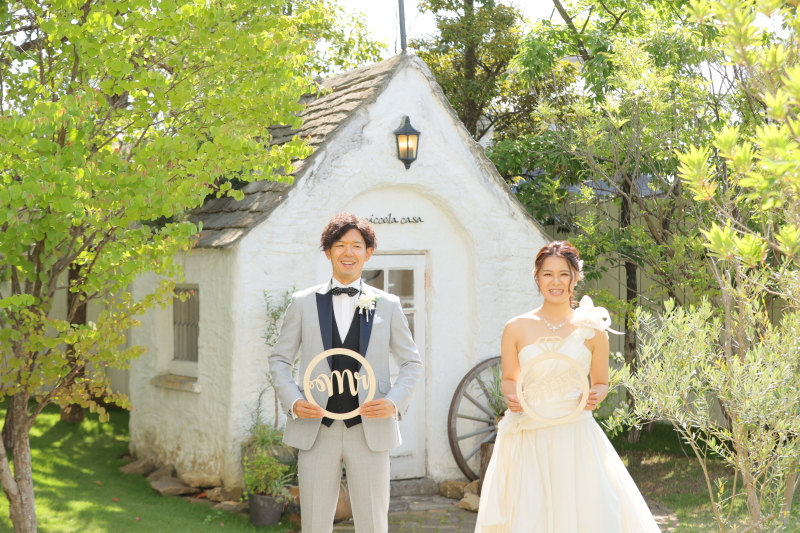 ホワイトベル浜松_ガーデンで撮影できる