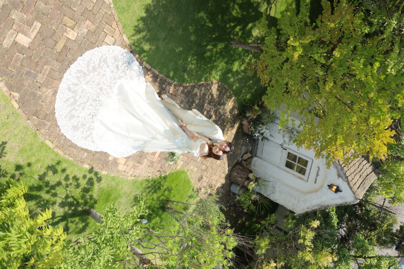 ガーデンでロケーション撮影気分♪