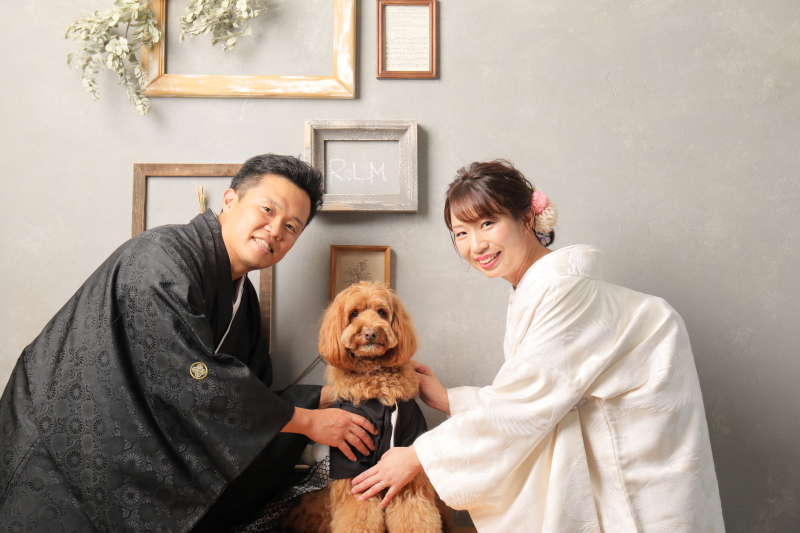 ホワイトベル浜松_ペットと一緒に撮影できる
