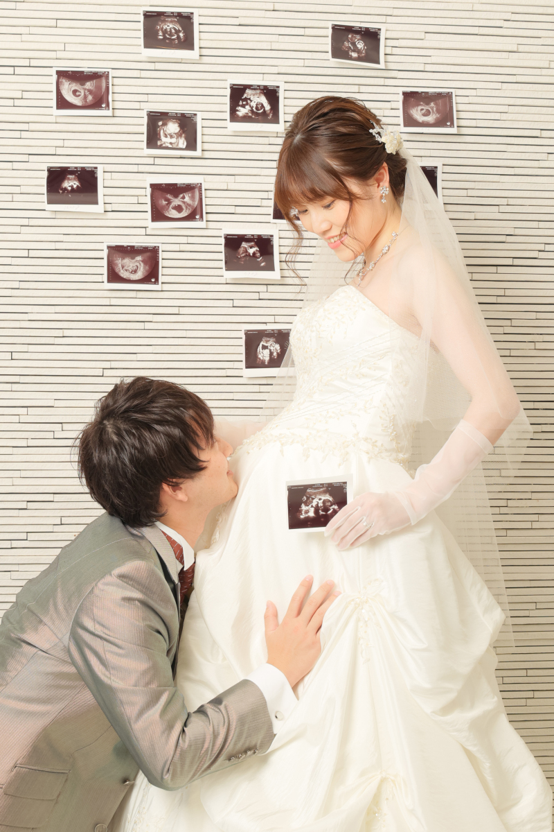 洋装スタジオ【データ1カット付き!即日お渡し!マタニティーウエディング】