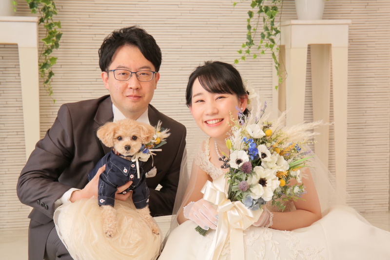 洋装ガーデン&チャペル&スタジオ館内フルコース【全200データ即日渡し!愛犬愛猫と一緒に】