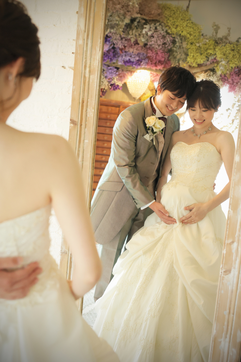 洋装スタジオ【データ1カット付き!即日お渡し!マタニティーウエディング】