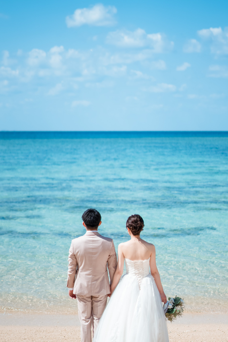 海に向かって…♡