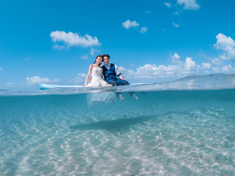 【ビーチセレクト】海のチャペルプランの撮影ビーチを「安富祖ビーチ」に変更します