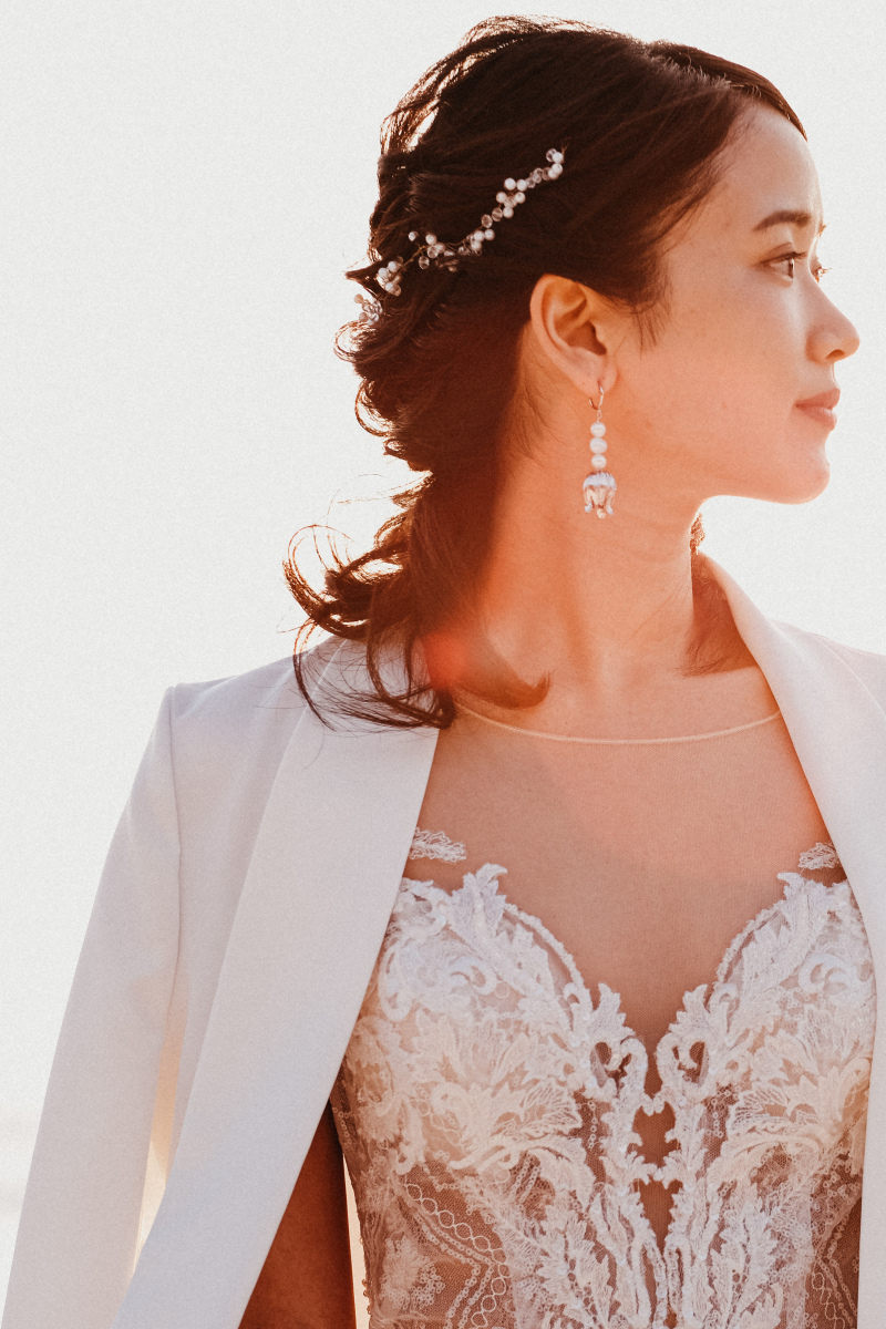 ☆花嫁様ドレス2着付☆ ビーチ+サンセット ☆お色直しプラン☆