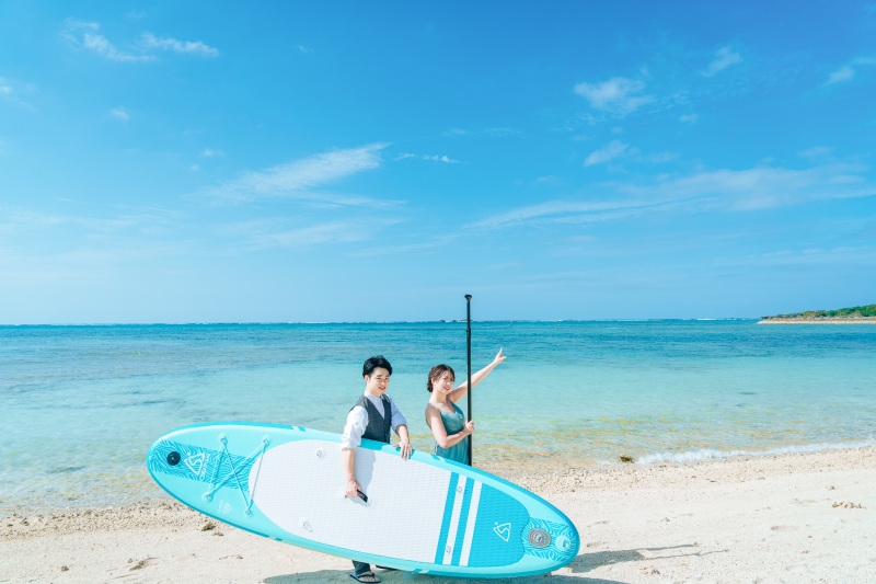 【ビーチセレクト】海のチャペルプランの撮影ビーチを「宇座ビーチ」に変更します