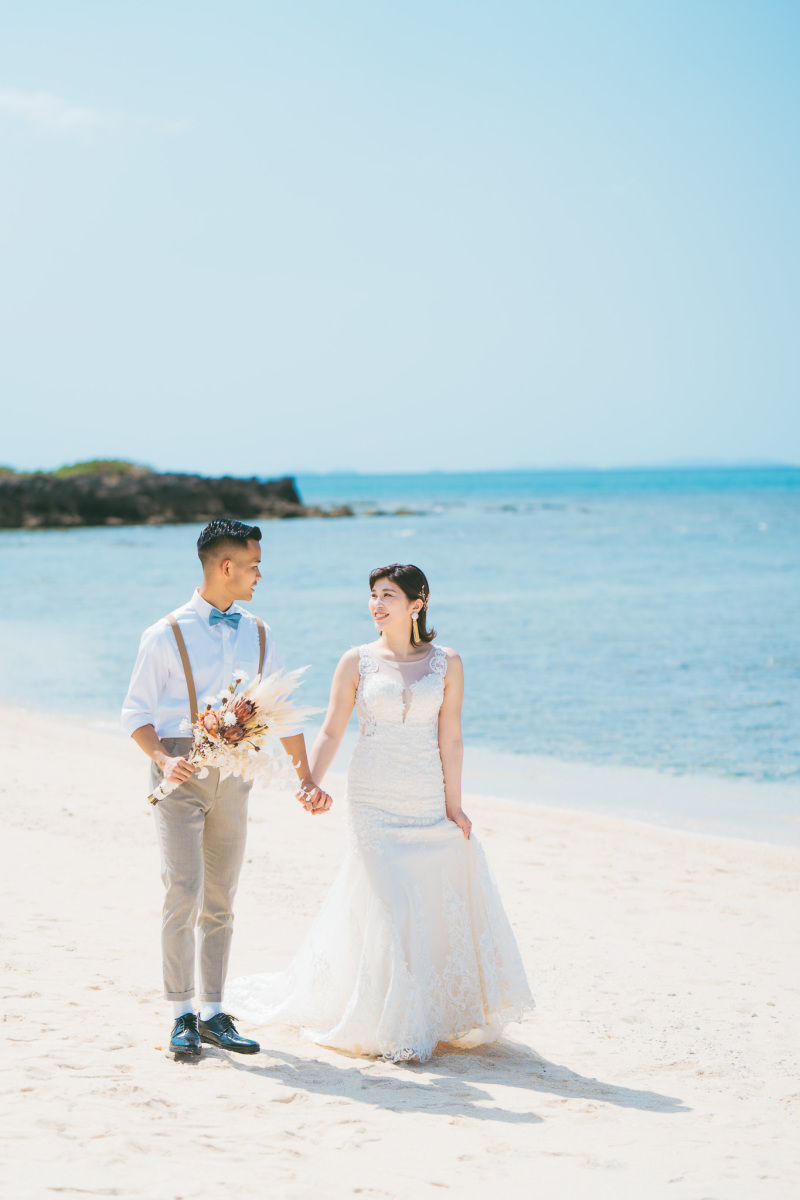 午後のビーチと夕日の両方を堪能☆ビーチフォト+サンセットプラン