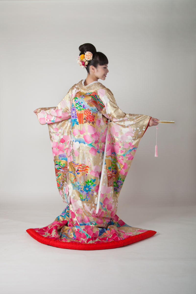 手描き友禅打掛Ａ2033