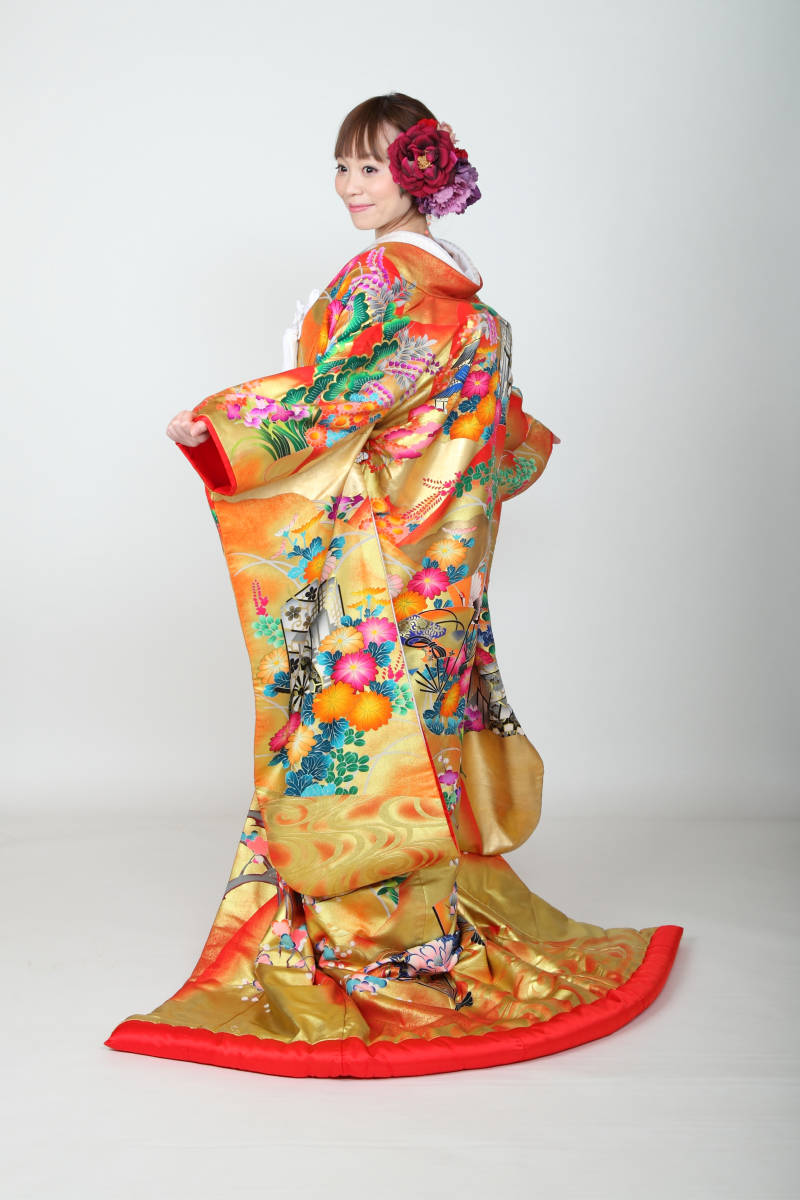 手書き友禅打掛Ａ2019