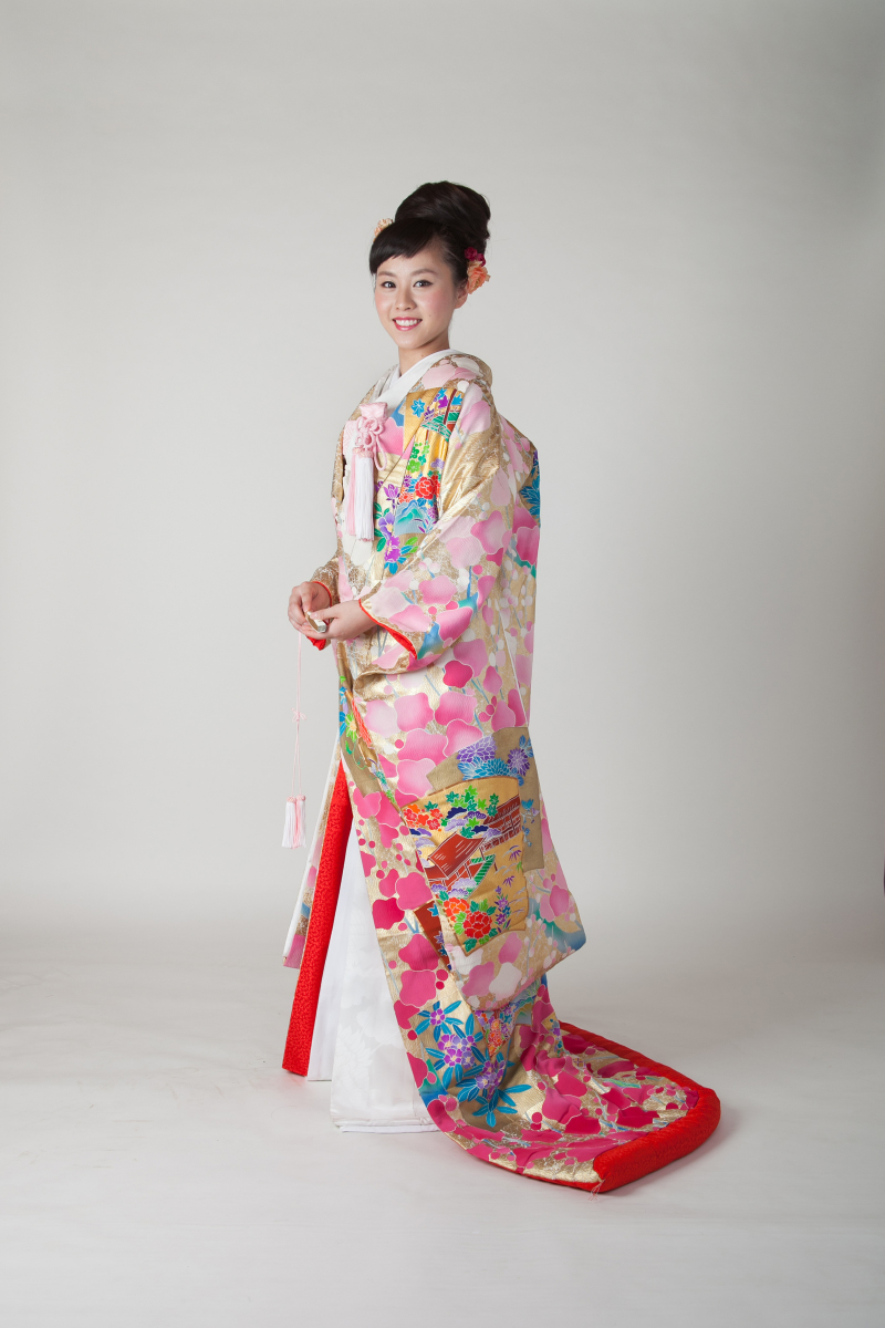 手描き友禅打掛Ａ2033