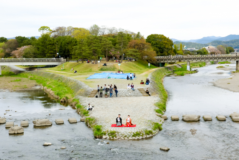 鴨川デルタ全景