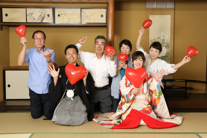 家族も楽しいの前撮り!