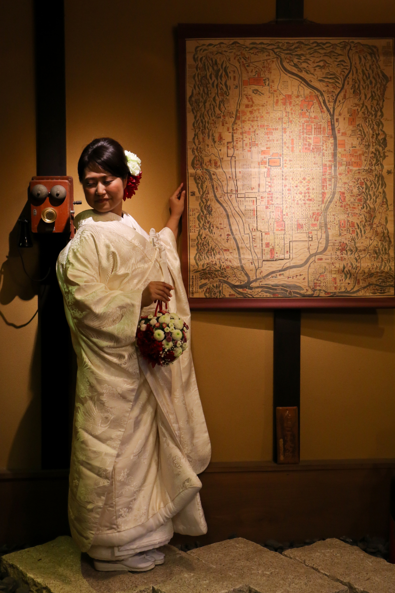 洛笑庵の中にある素敵な京町家スタジオ