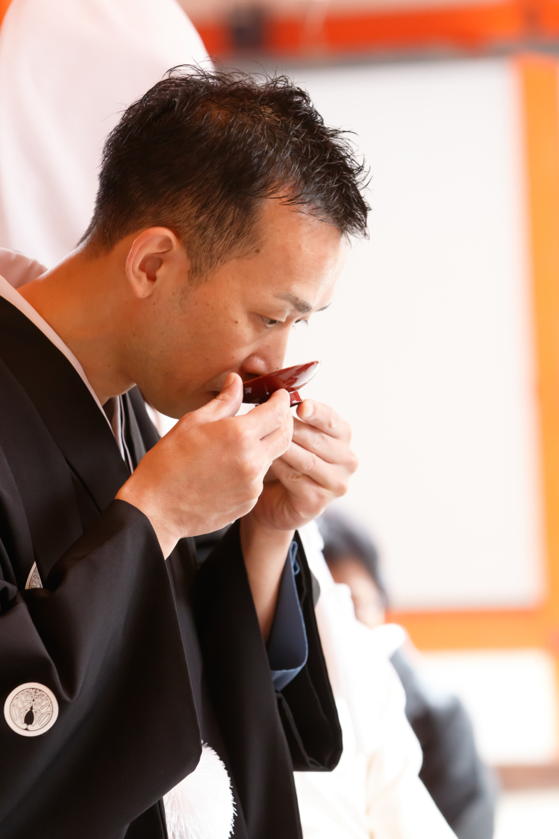 まずは新郎さん