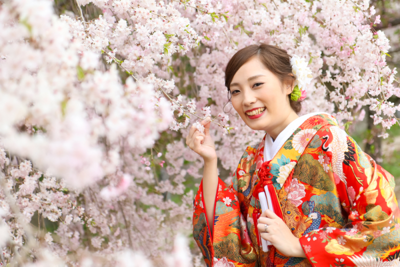 越しショット新婦さん！