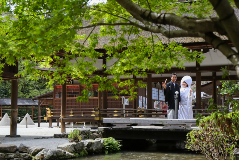 上賀茂神社で結婚式がありました〜