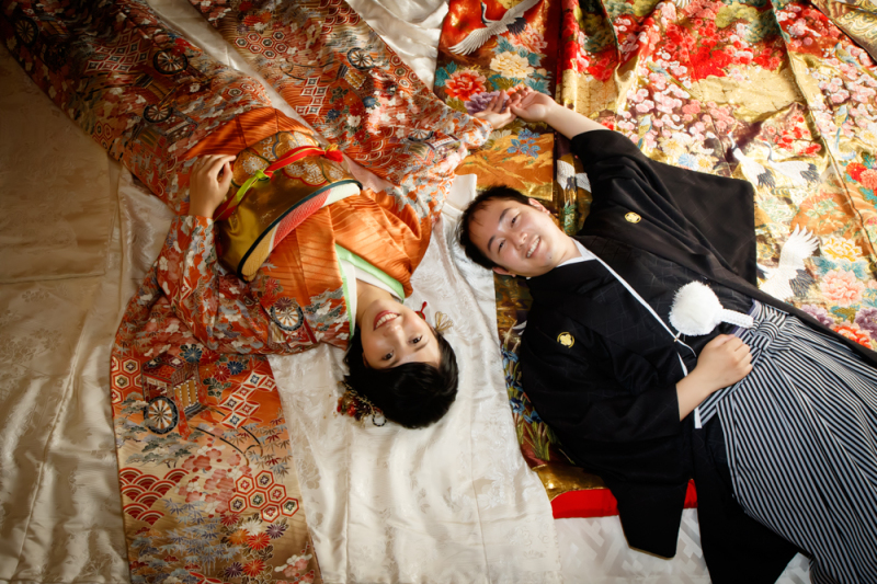 打ち掛けの絨毯