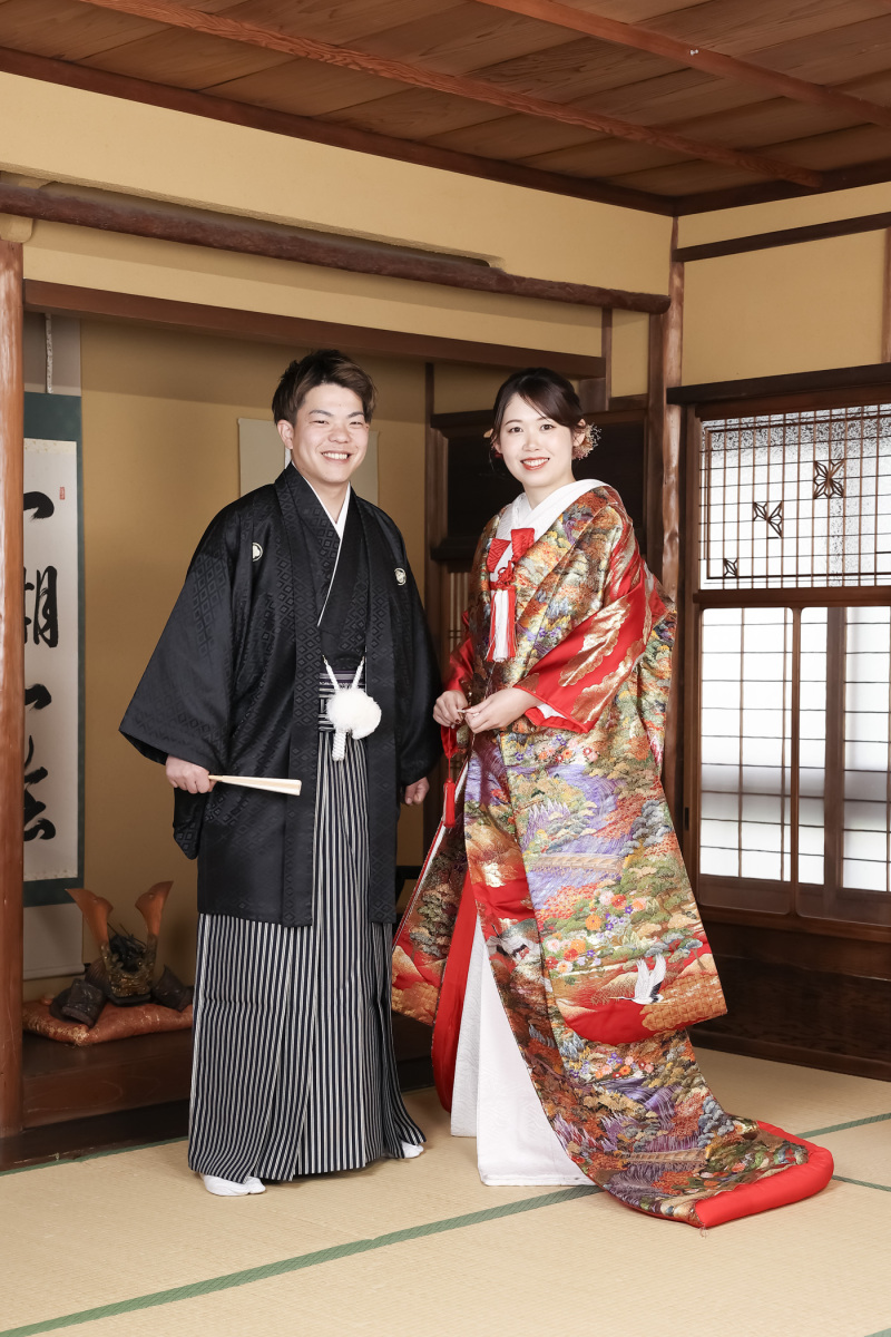 まずは洛笑庵で型ものフォーマル写真から