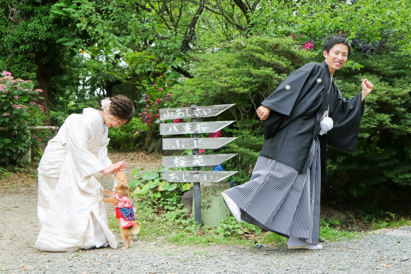 白無垢にお着換え